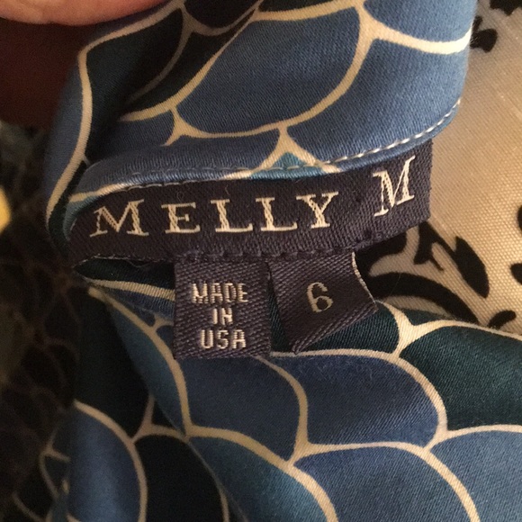 Melly M Long Sleeve Collared Dress Size 6 - Picture 6 of 6